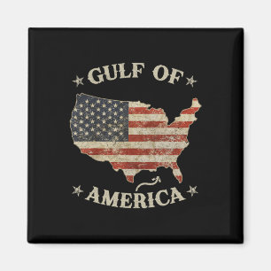 Gulf Of Usa America Trump Greeting From The Patrio Magnet