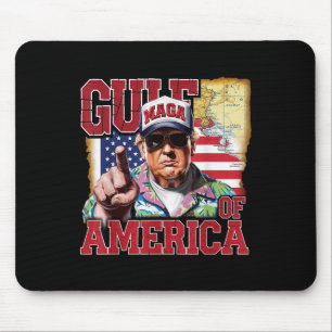 Gulf Of Usa America Trump Greeting From The Patrio Mouse Pad