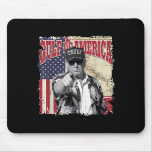 Gulf Of Usa America Trump Greeting From The Patrio Mouse Pad