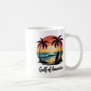 Gulf Of Usa America Vintage Beach Americas Gulf Me Coffee Mug