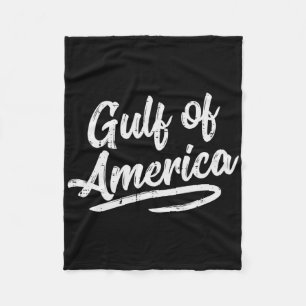 Gulf Of Usa America Vintage Men Women Kids Fleece Blanket
