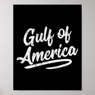 Gulf Of Usa America Vintage Men Women Kids Poster