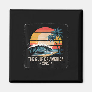 Gulf Of Usa Est 2025 American Flag Gulf Mexico Ret Magnet