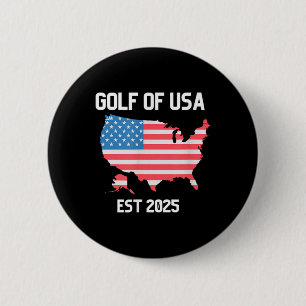 Gulf Retro Of America Est 2025 Usa American Flag M 6 Cm Round Badge