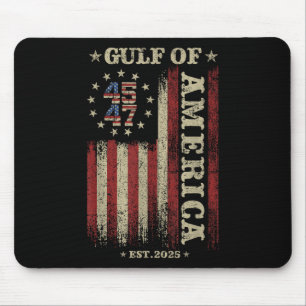 Gulf Retro Of America Est 2025 Usa American Flag M Mouse Pad
