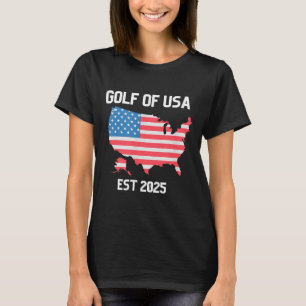 Gulf Retro Of America Est 2025 Usa American Flag M T-Shirt