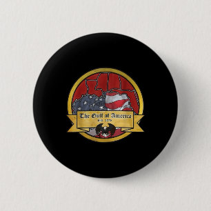 Gulf Retro Of America Est 2025 Usa American Men Wo 6 Cm Round Badge