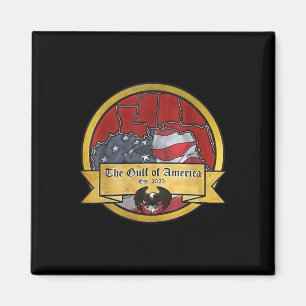 Gulf Retro Of America Est 2025 Usa American Men Wo Magnet