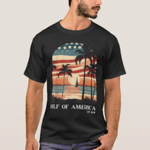 Gulf Retro Of America Est 2025 Usa American Men Wo T-Shirt