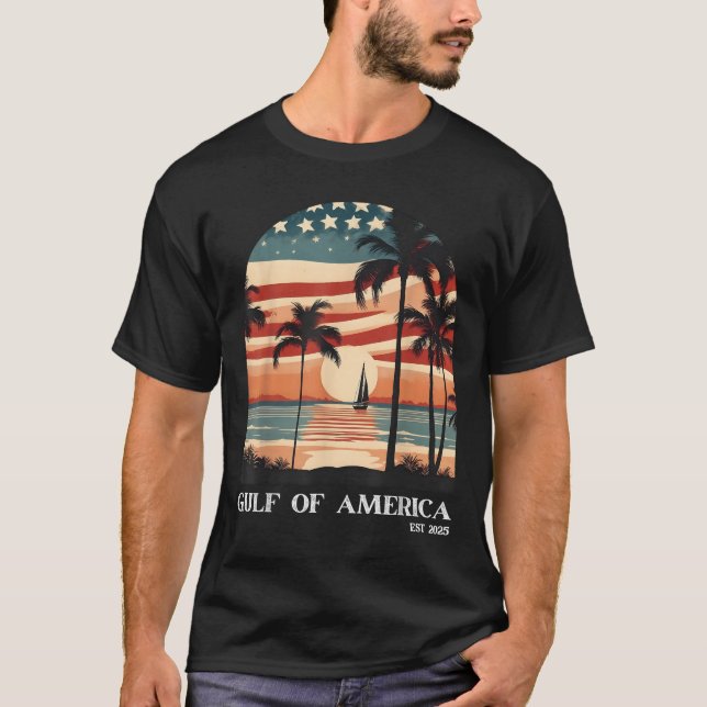 Gulf Retro Of America Est 2025 Usa American Men Wo T-Shirt (Front)