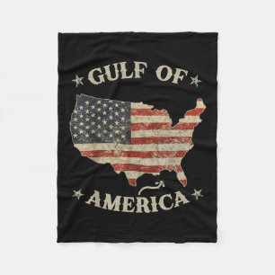 Gulf Retro Of Usa America Est 2025 American Flag M Fleece Blanket