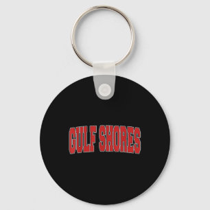 Gulf Shores Al Alabama Varsity Style Usa Vintage S Key Ring