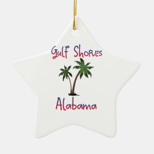 Gulf Shores Alabama Ceramic Ornament