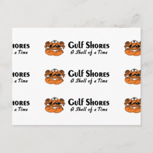 Gulf Shores Alabama Crab Postcard