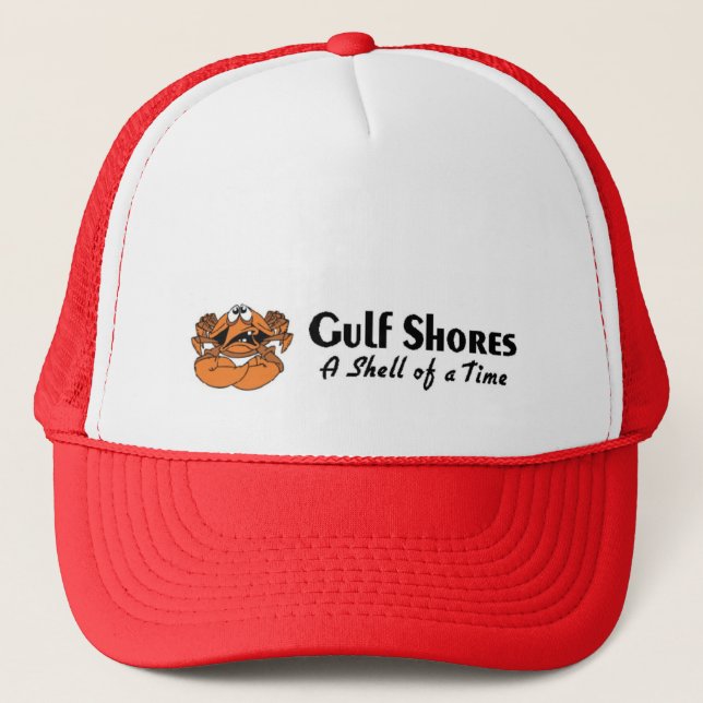Gulf Shores Alabama Crab Trucker Hat (Front)
