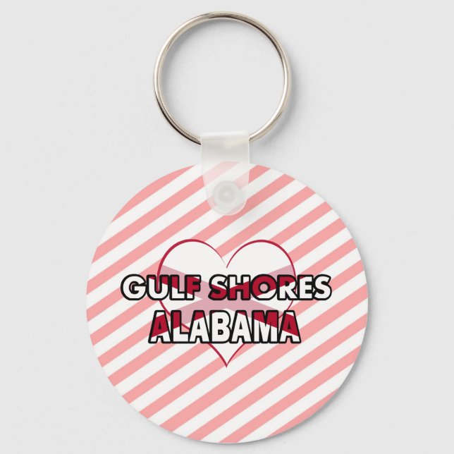 Gulf Shores, Alabama Key Ring (Front)