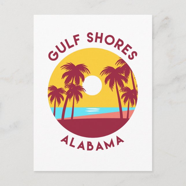 Gulf Shores, Alabama Landscape Postcard (Front)