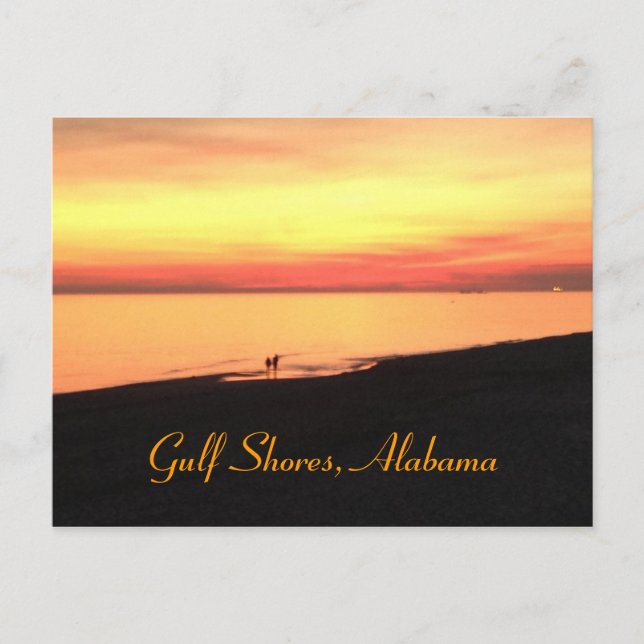 Gulf Shores Alabama postcard (Front)