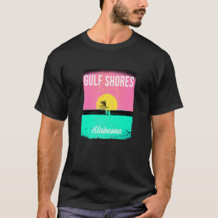 Gulf Shores Alabama Retro City Hometown Vintage T-Shirt
