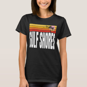 Gulf Shores, Alabama, Retro City Hometown Vintage T-Shirt