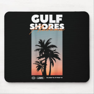 Gulf Shores - Alabama Summer Palm Vacation Usa Mouse Pad