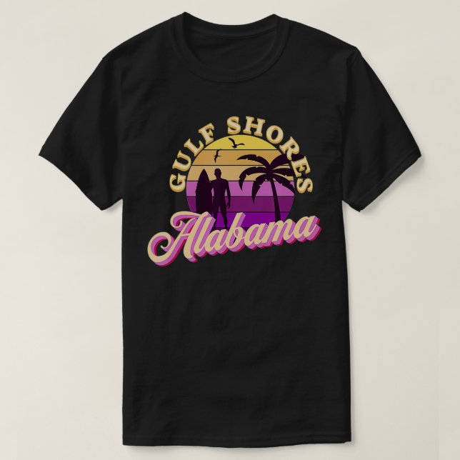 Gulf Shores Alabama  T-Shirt (Design Front)