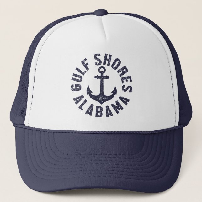 Gulf Shores,Alabama Trucker Hat (Front)