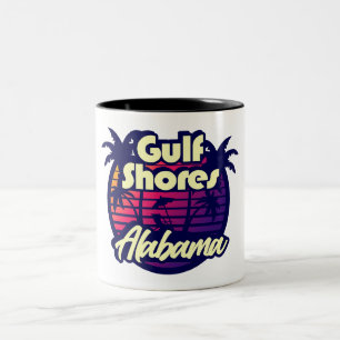 Gulf Shores Alabama Two-Tone Coffee Mug