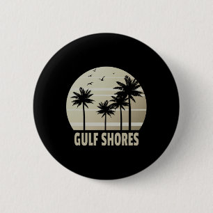 Gulf Shores Alabama Vacation Souvenir 6 Cm Round Badge