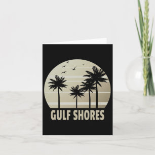 Gulf Shores Alabama Vacation Souvenir  Card