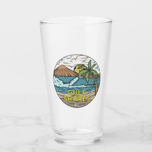 Gulf Shores Alabama Vintage Glass