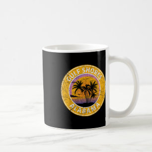 Gulf Shores Alabyma Al Vintage Retro 80s Summer Tr Coffee Mug