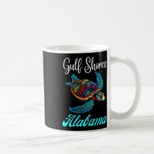 Gulf Shores Alabyma Sea Turtle Family Vacation Mat Coffee Mug