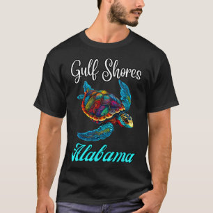 Gulf Shores Alabyma Sea Turtle Family Vacation Mat T-Shirt