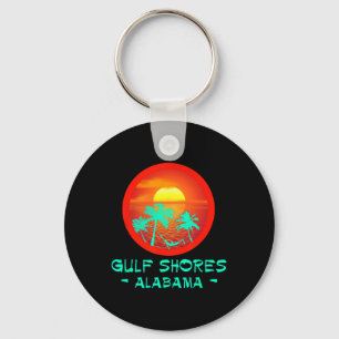 Gulf Shores Alabyma Tropical Destination Beach Gif Key Ring