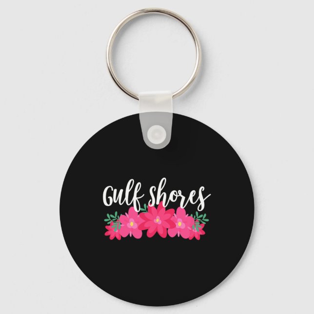 Gulf Shores Alabyma Tropical Vacation  Key Ring (Front)