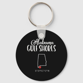 Gulf Shores Alabyma Vacation Destination  Key Ring