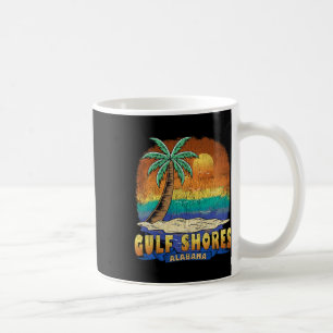 Gulf Shores Alabyma Vintage Distressed Souvenir  Coffee Mug