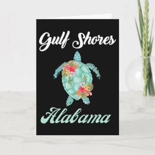 Gulf Shores Alama Sea Turtle Family Vacation Match Card