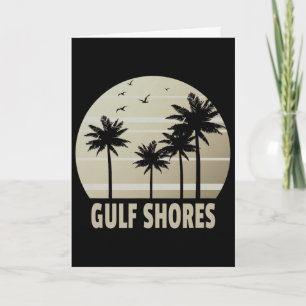 Gulf Shores Alama Vacation Souvenir Card