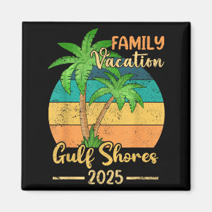 Gulf Shores Beach Alabama Family Vacation 2025 Magnet