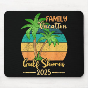 Gulf Shores Beach Alabama Family Vacation 2025 Mouse Pad