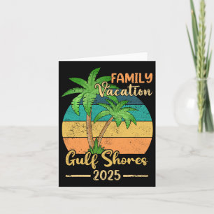 Gulf Shores Beach Alabama Family Vacation 2025 Sum Card