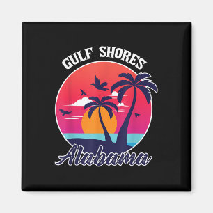 Gulf Shores Beach Alabama Family Vacation Souvenir Magnet