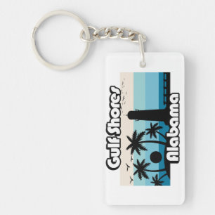 Gulf Shores Beach Alabama Key Ring