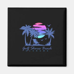 Gulf Shores Beach Alabama Spring Break Vacation Tr Magnet