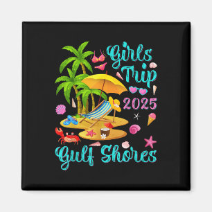 Gulf Shores Beach Alabama Summer Vacation Girls Tr Magnet