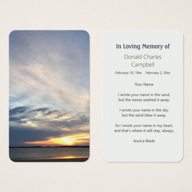 Gulf Shores Sunset  (Front & Back)