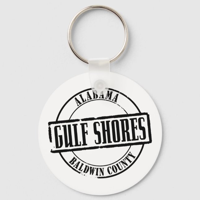 Gulf Shores Title Key Ring (Front)