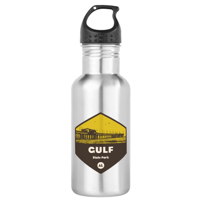 Gulf State Park, Alabama 532 Ml Water Bottle (Front)